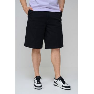 Bermude cu croiala lejera Damo - Negru