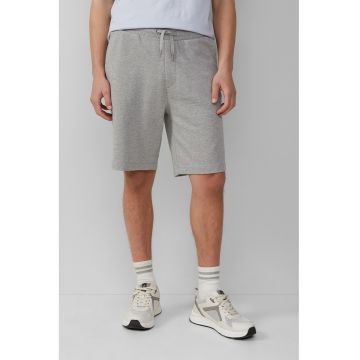 Bermude relaxed fit de bumbac cu snur