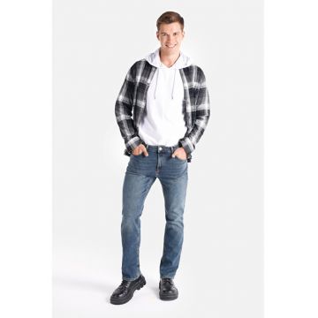 Blugi regular fit cu 5 buzunare