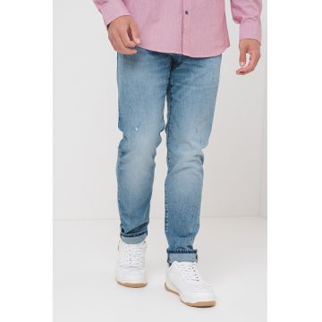 Blugi slim fit cu croiala conica Onyx