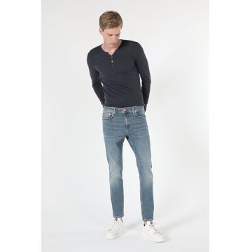 Blugi slim fit cu talie medie