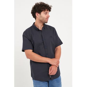 Camasa relaxed-fit cu maneci scurte