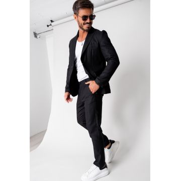 Costum Ralph din IN sacou si pantalon lung Black New 16658