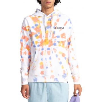 Hanorac barbati  Tie Dye - bumbac - cu gluga - maneca lunga - multicolor -