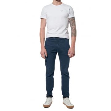 Pantaloni barbati  bleumarin - bumbac/poliester/elastan -