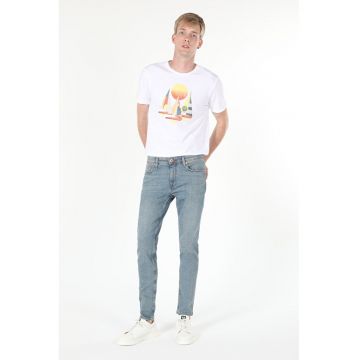 Pantaloni De Barbati Albastru -Slim Fit 041 DANNY