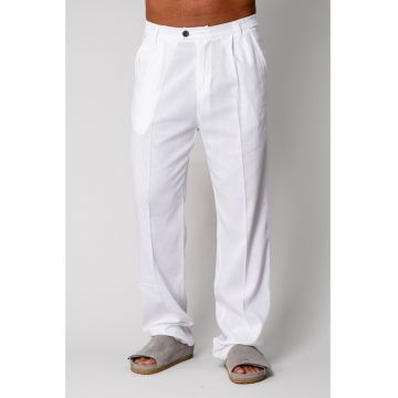 Pantaloni lung din IN White 16804