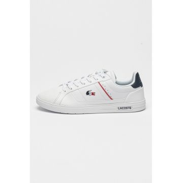 Pantofi sport din piele si piele ecologica cu logo Europa Pro