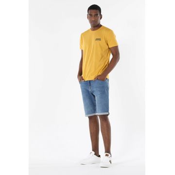 Tricou Cu Maneca Scurta De Barbati-Galben Regular Fit