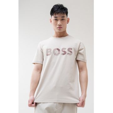 Tricou din bumbac cu imprimeu logo