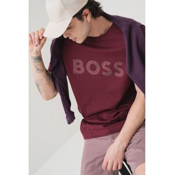 Tricou din bumbac cu imprimeu logo