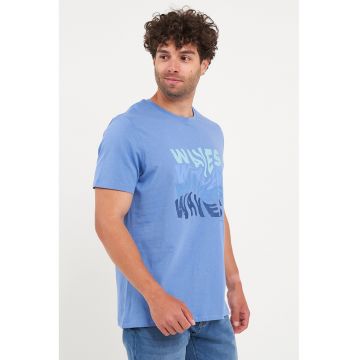 Tricou din bumbac cu text