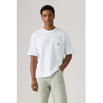 Tricou lejer de bumbac Workwear - Alb optic