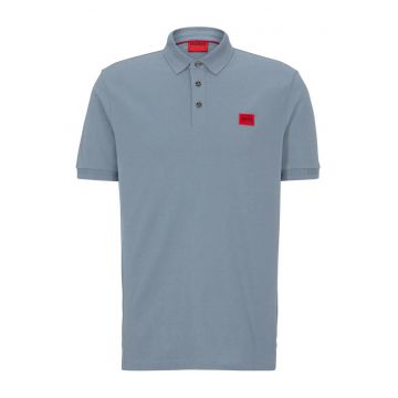 Tricou polo slim fit - Albastru deschis