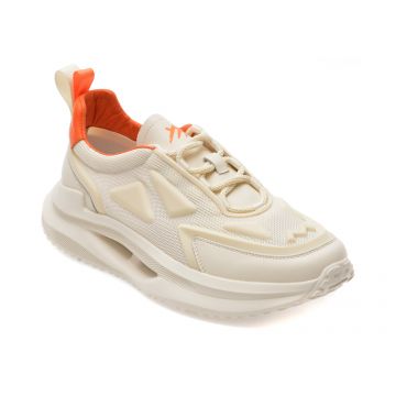 Pantofi sport GRYXX albi, 5A99, din material textil