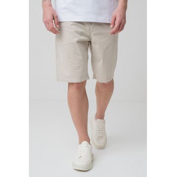 Bermude chino cu buzunare oblice