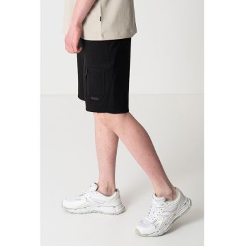 Pantaloni scurti din amestec de modal cu talie elastica