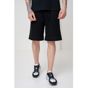 Pantaloni scurti din bumbac cu snur de ajustare Mesh Heritage