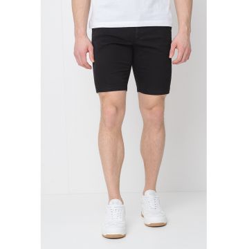 Pantaloni scurti regular-fit din amestec de bumbac