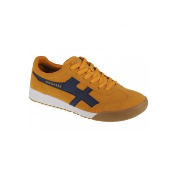 Tenisi barbati  Zinger-Manchego - piele intoarsa si material textil - galben - 41EU
