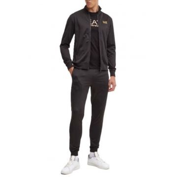 Trening  pentru Barbati - m t-suit t-top fz ch pl cc - 8NPV65-PJHCZ-0208 - Negru