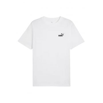 Tricou barbati  Ess - alb - bumbac - logo subtil