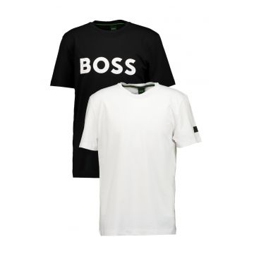 Tricou din amestec de bumbac cu imprimeu logo