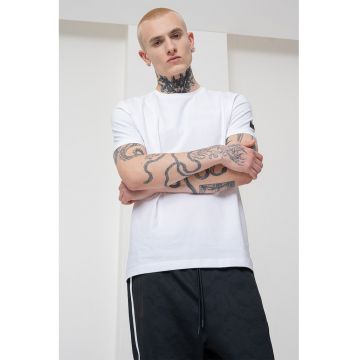 Tricou din amestec de bumbac cu imprimeu logo