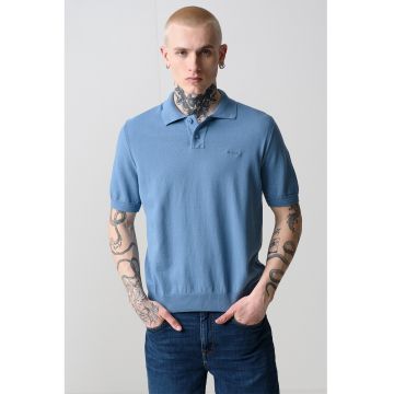 Tricou polo tricotat fin Asac