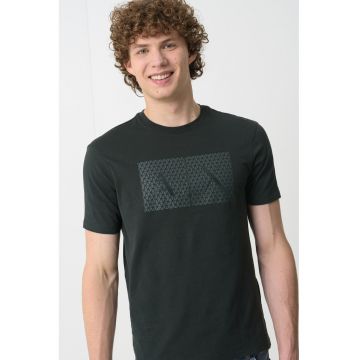 Tricou slim fit de bumbac cu imprimeu logo