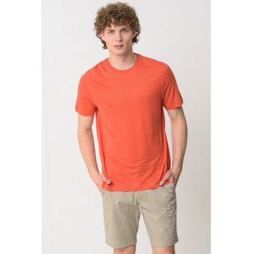 Tricou uni din amestec de in