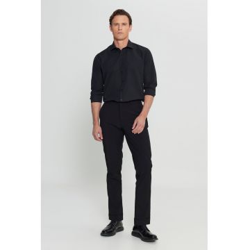 Pantaloni regular-fit cu talie medie