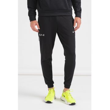 Pantaloni sport cu Dri-Fit - talie medie si logo