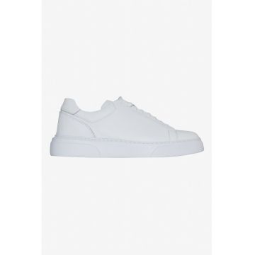 Pantofi sport flatform din piele