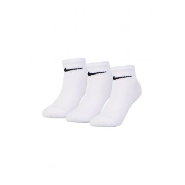 Sosete barbatesti  basic no show - alb - set 3 bucati