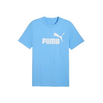 Tricou barbati  Ess No.1 - albastru - bumbac - cu logo mare