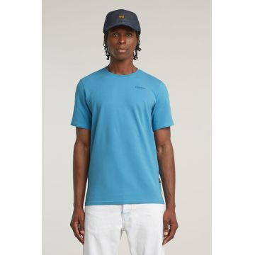 Tricou slim fit cu decolteu la baza gatului Base