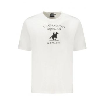 U.S. Grand POLO Tricou barbati cu imprimeu din bumbac - regular fit - rosu -
