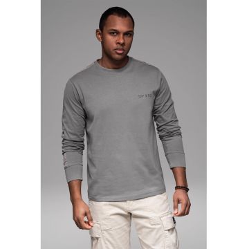Bluza regular fit cu imprimeu logo