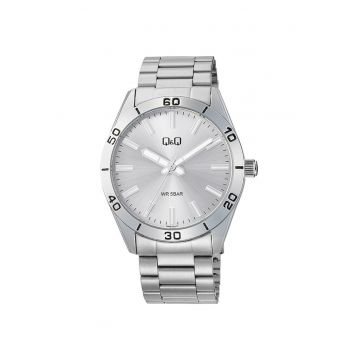 Ceas analogic barbatesc  Q86B-001PY - lant metalic