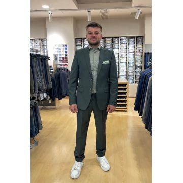 Costum Mereo slim verde Paolo Rossi