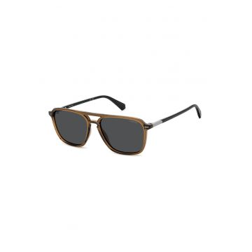 Ochelari de soare aviator cu rama metalica