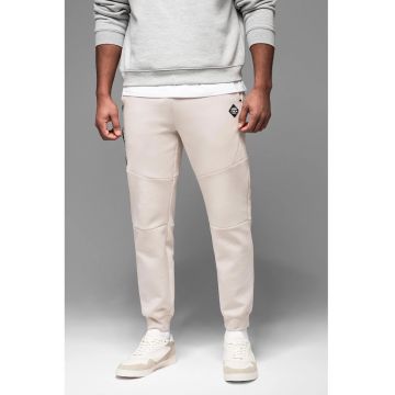 Pantaloni jogger cu buzunare oblice - Maro nisip