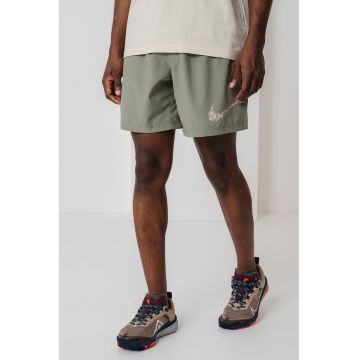Pantaloni scurti cu imprimeu logo - pentru fitness