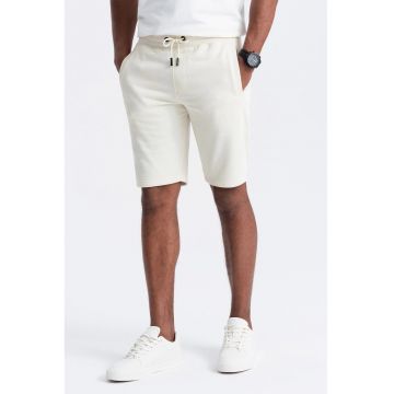 Pantaloni scurti de bumbac cu talie ajustabila