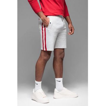 Pantaloni scurti din amestec de bumbac cu buzunare oblice