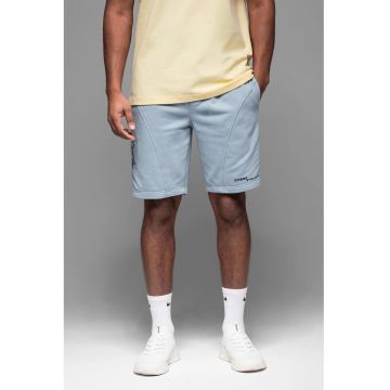 Pantaloni scurti slim fit din amestec de bumbac