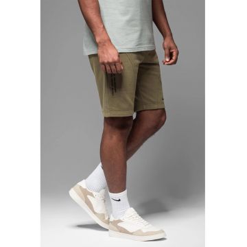 Pantaloni scurti slim fit din amestec de bumbac