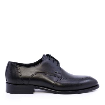 Pantofi derby bărbați Enzo Bertini Premium Collection negri din piele naturală 3389BP1424N