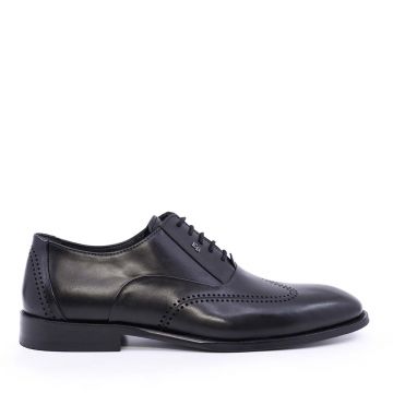 Pantofi oxford bărbați Enzo Bertini negri din piele naturală 3869BP2381N